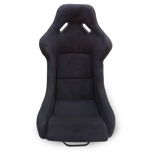 Sièges de course baquets fixes en fibre de verre Tissu PVC PU daim noir Sièges Kia Stinger en fibre de carbone avec compatibilité <span class=keywords><strong>Sparco</strong></span> - Product Image 2