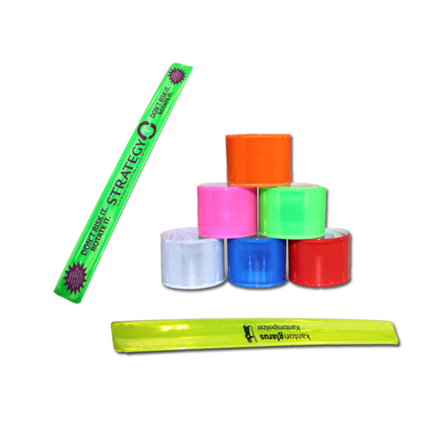 Высокий визуальная безопасность экспорт Snap Браслет, отражательная полоса