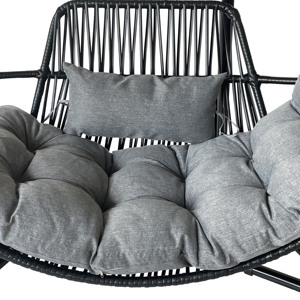 Double Sièges Balançoire à deux sièges Suspendue Mobilier d'intérieur d'extérieur Chaise à œufs d'extérieur - Product Image 6