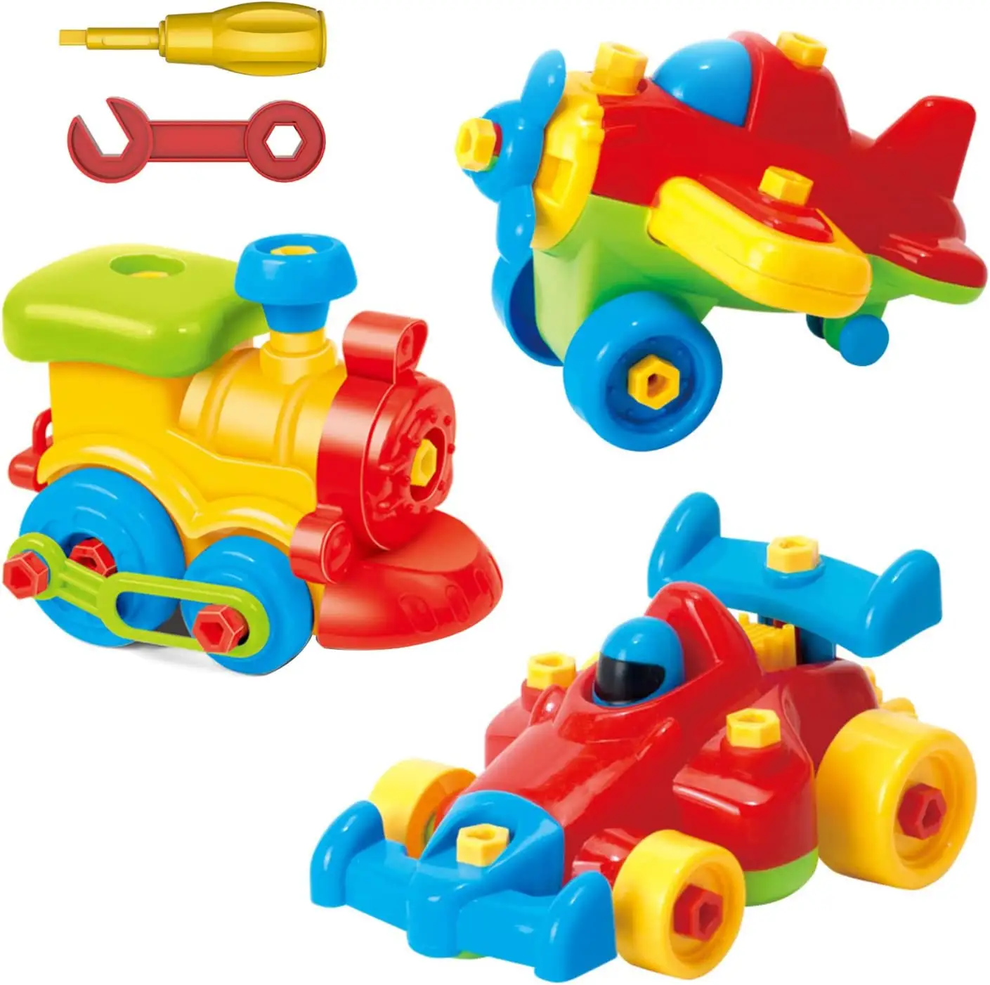 Ensemble de jouets à démonter avion Train course voiture jouet pour enfants Stem apprentissage jouets éducatifs liquidation fermeture