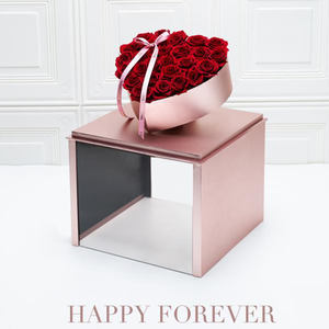 Caja de Regalo para Ramos de Flores, Caja de Regalo <span class=keywords><strong>Panorama</strong></span> Love con Tapa Transparente para Enamorados en el Día de San Valentín Chino - Product Image 4
