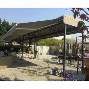 Auvent rétractable double face robuste autoportant à bras pliant - Product Image 1