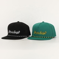 Topi Snapback Bordir Logo 5 Panel Custom Grosir, Topi Snapback Hip Hop Flat Bill Gorras, Topi Berlubang Potongan Laser