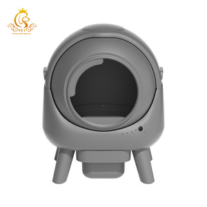EUR PET Vente directe usine <span class=keywords><strong>Bac</strong></span> <span class=keywords><strong>à</strong></span> litière automatique autonettoyant pour chats, capacité 50L, avec fonction désodorisante - Product Image 1