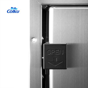 Colku DC-50 Acier Inoxydable Mini Rv Marine Intégré Réfrigérateur <span class=keywords><strong>12</strong></span> Volts Double Zone Réfrigérateur 50L Congélateur pour Bateaux - Product Image 4