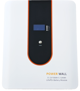 Batería de Litio Solar de Ciclo Profundo de 51.2V 100Ah LiFePO4 para Almacenamiento de Energía en el Hogar, 5.12KWh, Montada en Pared - Product Image 3