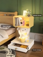 HJ HOME Décorations pour la maison moderne Nouveau joli lapin Table de chevet Chambre d'enfants avec canapé Décoration au sol Table de chevet