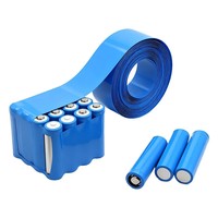 Manchon thermorétractable en PVC pour batterie 18650, film d'isolation rétractable