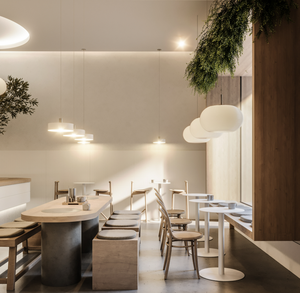 Diseño de Interiores de Cafetería de Estilo Natural Personalizado y Muebles de Cafetería a Medida, Servicio Integral de Personalización de Espacios Comerciales para Cafeterías - Product Image 6