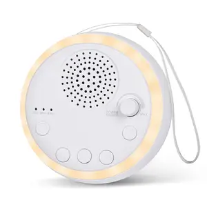 White Noise Machine Mini Sound Machine for Baby 16 Soothing Natural Sound Portable White Noise Machine Baby with Night Light
