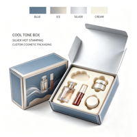 Boîte en papier personnalisée, écologique, recyclable, boîte cadeau en papier, logo imprimé, rigide, pliable, pour l'emballage de produits de soin de la peau, de parfums et de cosmétiques