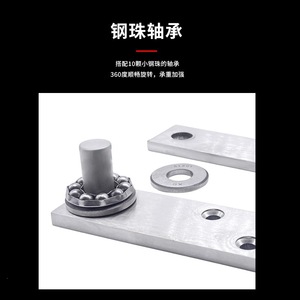 Charnière de porte LEGO en acier inoxydable robuste, réglable à 180 degrés, pour portes en bois, charnière de porte dissimulée - Product Image 2