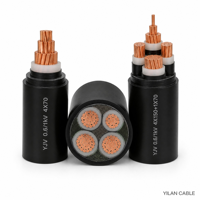 Kabel Daya YJV22 3.6 6kV Tembaga XLPE Berlapis Baja 1 hingga 5 Inti 70mm2 untuk Pengumpan Substasi