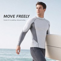 Combinaison de plongée et de surf pour homme adulte en néoprène de 1,5 mm, col rond, manches longues, à enfiler