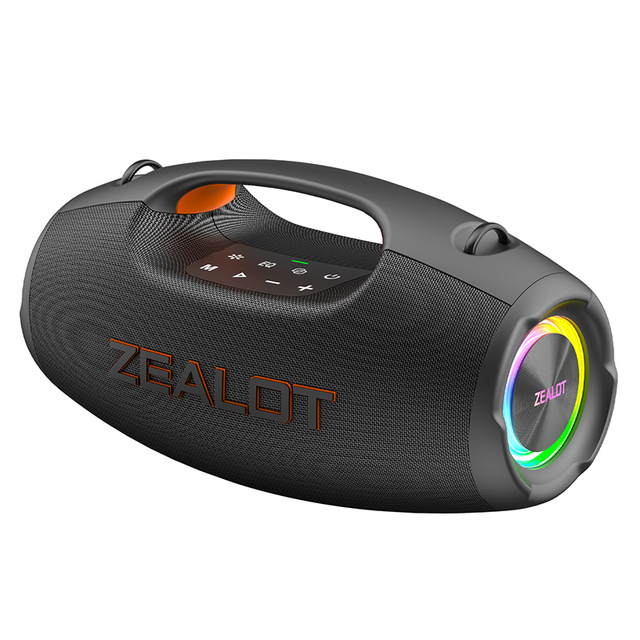 ZEALOT-S86 60W Wireless Speaker | for 5.3 8000mAh Battery 360 Surround Sound RGB Light Plastic Perfect Gift for