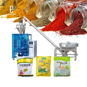 Máquina automática de enchimento e embalagem de farinha de milho em pó vertical 100g 500g