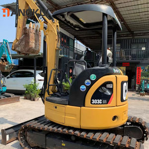 Excavatrice sur chenilles CAT 303 d'occasion à vendre, 3 tonnes, 95% neuve, d'origine, avec certifications EPA et CE, excavatrice hydraulique d'origine CAT 303CCR - Product Image 2