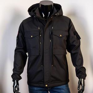 Chaqueta de <span class=keywords><strong>Seguridad</strong></span> para Hombre, Uniforme de Guardia, Multibolsillos, Softshell M65, Chaqueta Táctica de Campo, para Exteriores, Bosque, Selva - Product Image 4