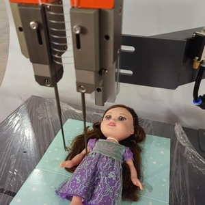 Factory Direct Sales Metal Double Cylinder Semi-Automatic Booster Brand Elastic <b>Staple</b> Machine No Blades for Toy Tableware - Product Image 3