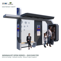 Parada de Autobús Inteligente con Diseño Urbano y Periférico, OEM/ODM, Fuente de Luz LED, Dimensiones