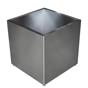 Lussuosa Fioriera Rettangolare Personalizzata in Acciaio Inossidabile Impermeabile per Parchi e Giardini - Product Image 2