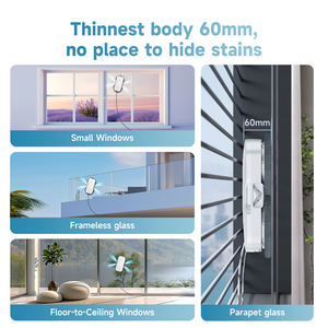 Robot Limpiacristales Fmart T11, Robot Inalámbrico para Limpieza de Ventanas con Succión de 3800 Pa para Todas las Superficies Lisas - Product Image 6