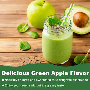 Precio al por mayor Nueva llegada 32 Nutrientes Super Greens Polvo Superfood Green Juice Powder Green Superfood Powder Supergreens - Product Image 6