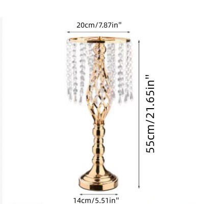 Or doré, grand modèle 55 cm (12 perles)