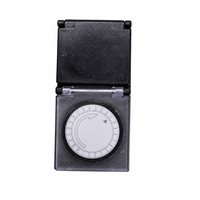 Minuteur mécanique extérieur 24 heures IP44 230V 16A 3680W 48 programmes marche/arrêt réglage 15 minutes Prise UK