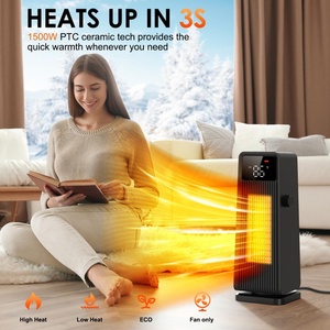 Nuevo diseño, mejor precio, calentador de torre de 1500W más barato, calentadores eléctricos portátiles para el hogar Ptc para el hogar de invierno - Product Image 3