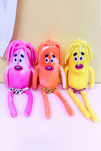 COWRIE Cartoon Sausage-shaped Stress-relieving Venting Toys Wholesale <b>Dolls</b> with Creative Funny Prank Features for Ages 5+ Gifts - Product Image 6