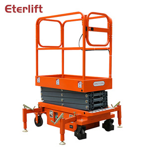 Plataforma Elevadora de Tijera Eléctrica Autopropulsada Compacta SAGA FIRST, Nueva, en Oferta, de <span class=keywords><strong>3m</strong></span>, 4m y 4.8m, con Capacidad de 100kg - Product Image 4