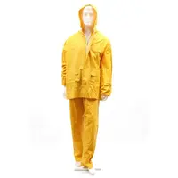Pvc/poli/pvc yağmur takım elbise