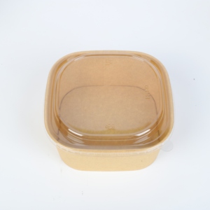 Emballage de livraison à emporter <span class=keywords><strong>pour</strong></span> restaurant, imprimé sur mesure, biodégradable, boîte à lunch en papier kraft jetable <span class=keywords><strong>pour</strong></span> salade ou <span class=keywords><strong>poulet</strong></span> rôti - Product Image 1