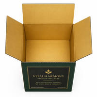 Caja de Cartón Corrugado Personalizada al por Mayor para Embalaje de Regalos, Autoarmable, con Relieve, Laminación Mate y Recubrimiento UV para Envío