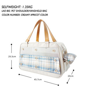 Nouveau pliable chat chien transporteur de voyage grand espace respirant sac pour animaux de compagnie avec oreiller doux pour l'extérieur fournitures pour animaux de compagnie - Product Image 5