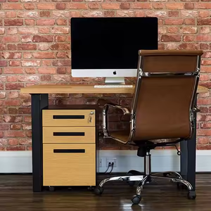 Nhiệm vụ nặng nề thép 3 ngăn kéo di động bệ Tủ hồ sơ nhỏ gọn có thể khóa dọc lưu trữ - Product Image 6