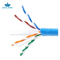 BC Tembaga Murni Kabel UTP Lan Cat6a 305 M Sertifikat Cat5e Kabel Jaringan Fluke Lan Cat6 Ethernet 305 Meter CAT 6 PE / HD-PE 72%