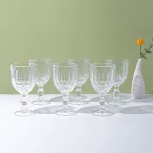 Custom Logo Color Vintage <b>Wine</b> <b>Goblet</b> Embossed Glassware Solid Color Glass <b>Goblet</b> - Product Image 4