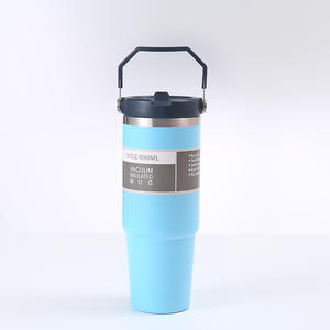 Vaso Térmico Portátil de Acero Inoxidable de 30oz con Tapa, Aislamiento Térmico de 6-12 Horas, Logotipo Personalizable, Asa Impresionante - Product Image 4