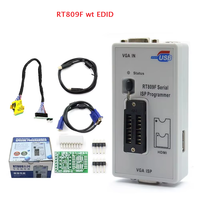Programador ISP Serial RT809F Original con 12 Adaptadores + Adaptador de 1.8V + Clip de Prueba SOP8 + Cable EDID VGA LCD