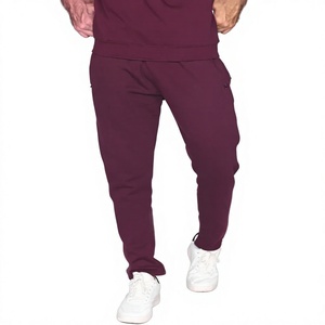2026 OEM Men's Plus Size Casual Sweatpants Midweight Cotton <b>Drawstring</b> Waist Jogger Pants Autumn Loose Fit <b>Trousers</b> Orange Color - Product Image 5