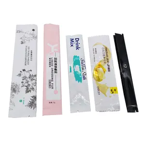 Smell Proof Mini Small vanilla beans pods Pre roll packaging zip lock coffee tube packaging bag Gummies 3.5g Mylar Plastic Bag