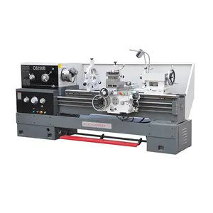 Máquina de torno de roscado KD C6250B, de hierro fundido y mandril de 20 pies