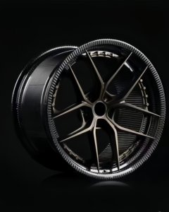 Ruedas de Aleación de Aluminio Forjado con Certificación JWL/VIA, 165.1mm PCD, Diseño de Radios Fundidos, Nuevo Acabado Negro para Automóviles de Pasajeros - Product Image 6