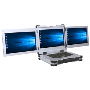 Core i7 i9 2screen 3creen Gigabit LAN display VGA port 1XRS232 or RS485 With Portable Industrial Rugged Computer