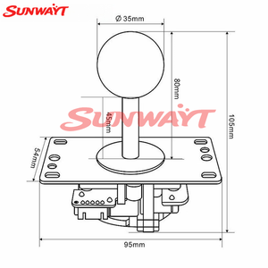 Best Selling 4/8way <b>Arcade</b> Game Machine Fighting Joystick Good Quality 5PIN Joystick for <b>Arcade</b> Game Machine - Product Image 6
