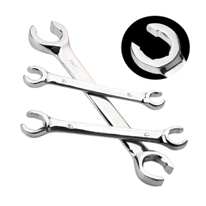 Clé spéciale clé à tube automobile clé ouverte hexagonale à double extrémité enlever la clé de tuyau d'huile de <span class=keywords><strong>frein</strong></span> - Product Image 1