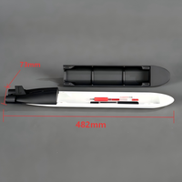 Estuche de Lápices Multifuncional de Plástico Moderno de Primera Calidad, Impreso en 3D, Modelo de Submarino Creativo, Decoración con Temática Militar y Naval, Cilindro Negro