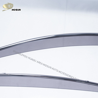 Pare-soleil de fenêtre MOSUN pour HYUNDAI ELANTRA 2011-2015 Garniture chromée Pare-vent automatique Déflecteur de vent Pare-pluie